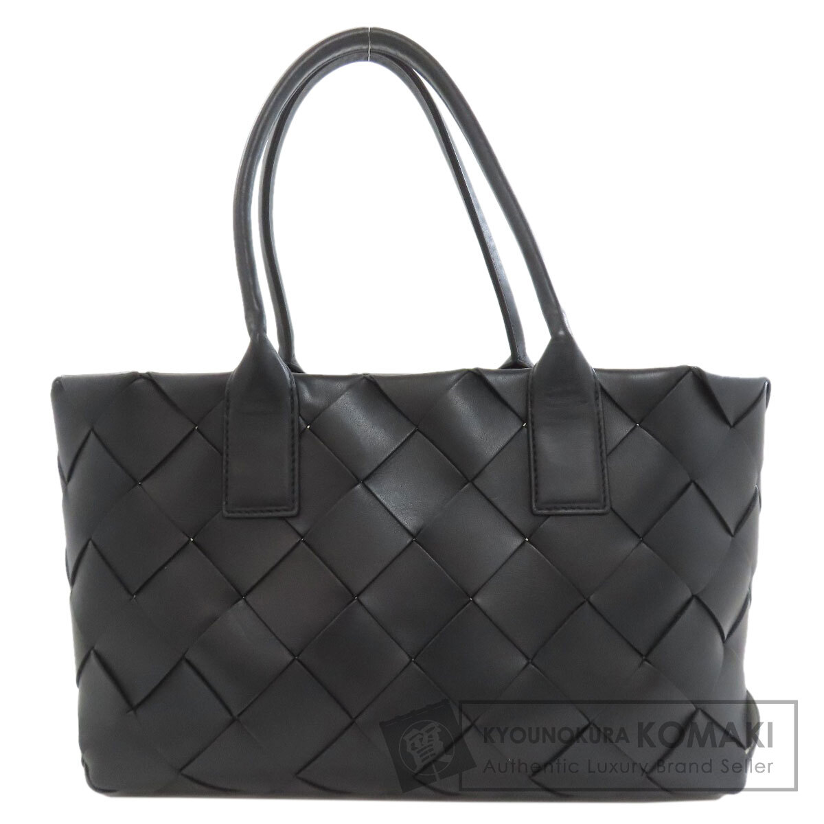 ボッテガヴェネタ マキシイントレチャート トートバッグ カーフ レディース 【中古】【BOTTEGA VENETA】