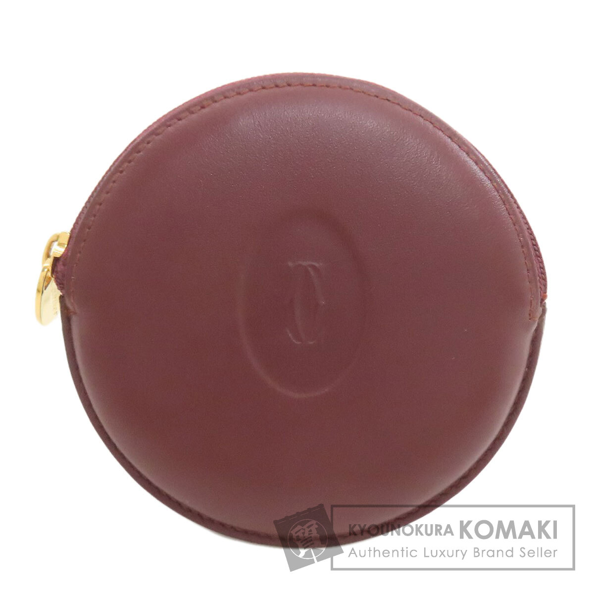 カルティエ マストライン コインケース レザー レディース 【中古】【CARTIER】