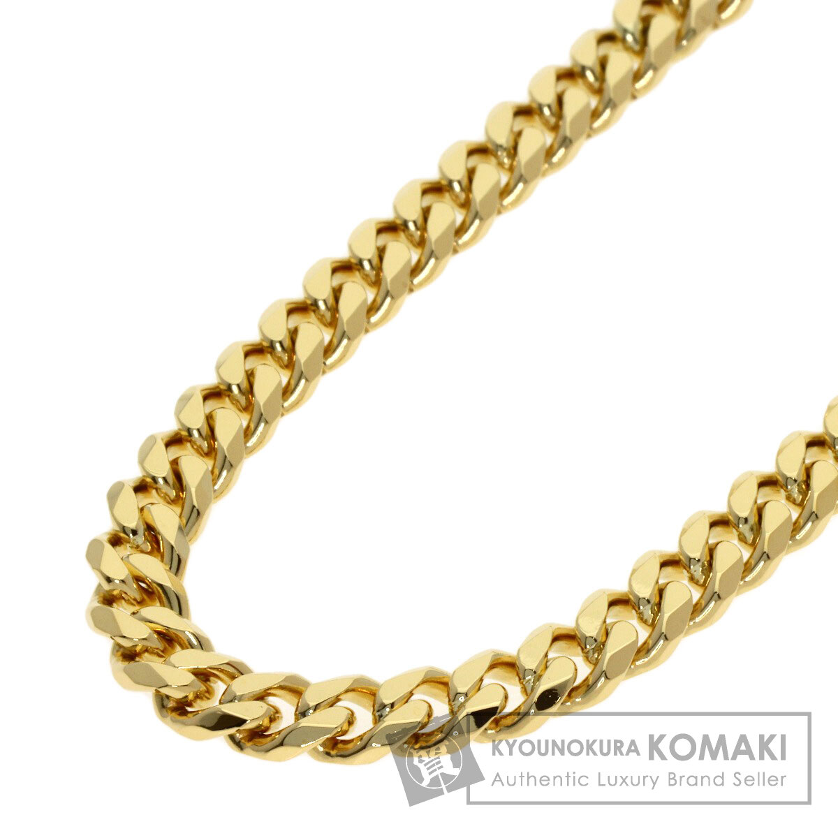 喜平 キヘイ 8面 ネックレス K18イエローゴールド 72.3g メンズ 【中古】