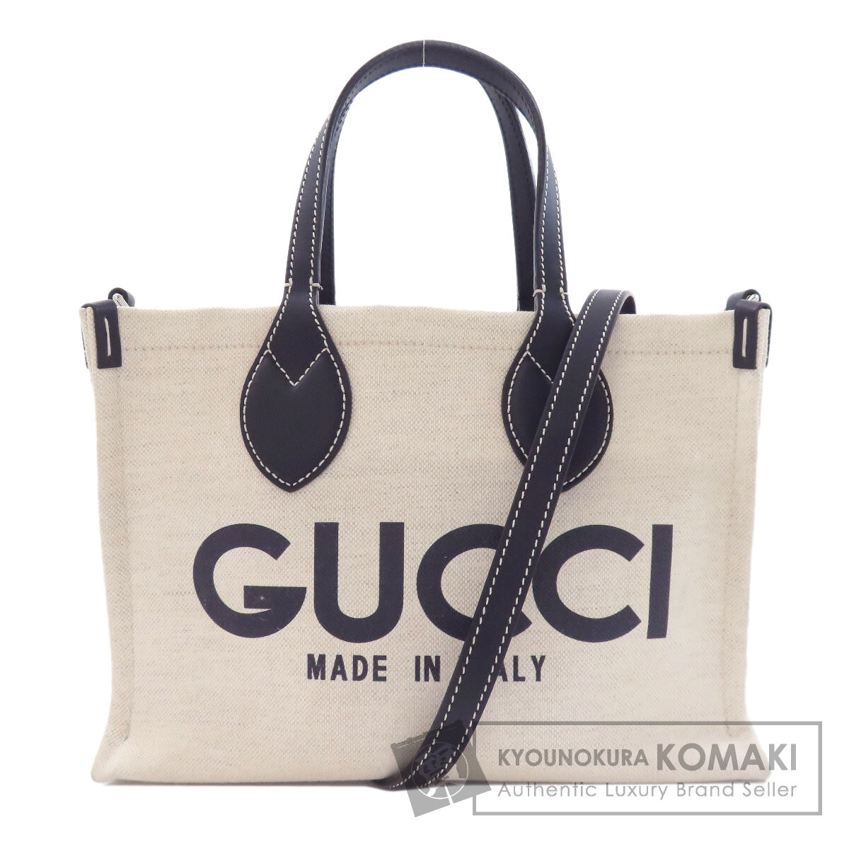 グッチ 772144 日本限定 GUCCI プリント ミニ 2WAY ハンドバッグ キャンバス レディース 【中古】【GUCCI】