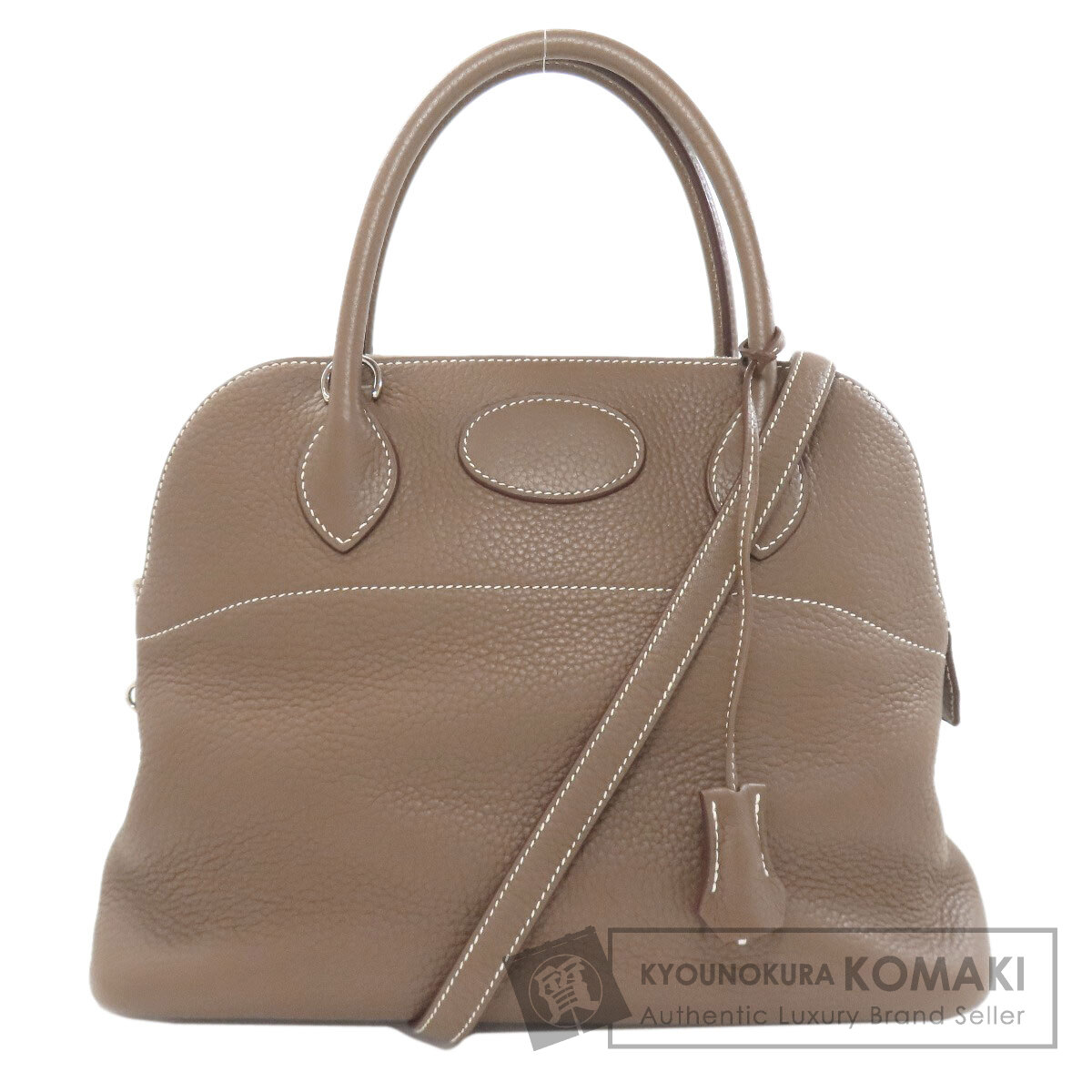 エルメス ボリード31 エトープ シルバー金具 ハンドバッグ トリヨン レディース 【中古】【HERMES】