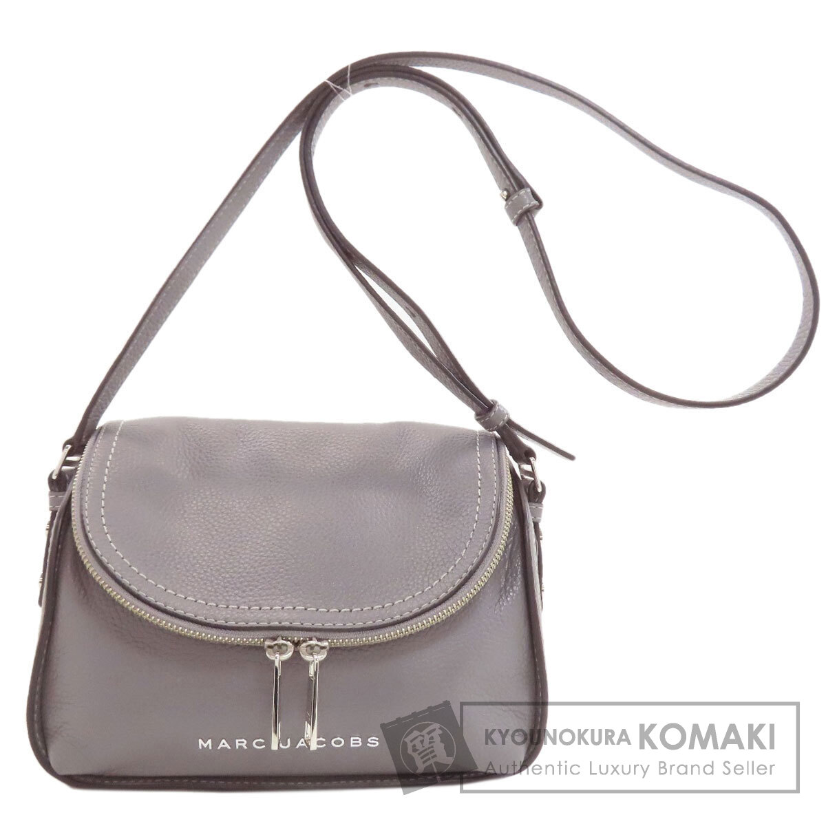 マーク・ジェイコブス ロゴタイプ ショルダーバッグ なめし革 レディース 【中古】【MARC JACOBS】