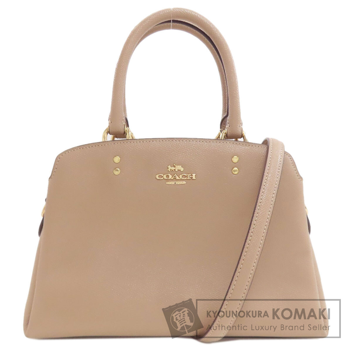コーチ 91146 ミニ リリー キャリーオール 2WAY ハンドバッグ レザー レディース 【中古】【COACH】