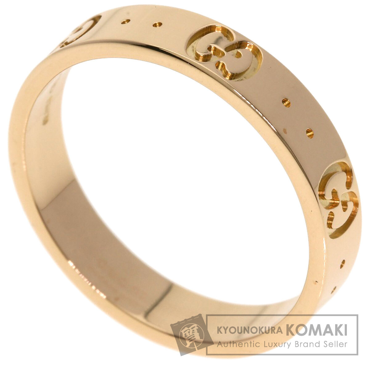 グッチ アイコン #17 リング・指輪 K18ピンクゴールド レディース 【中古】【GUCCI】