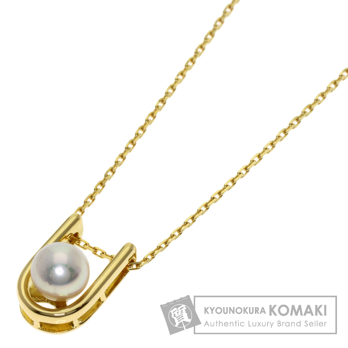 ミキモト パール 真珠 ネックレス K18イエローゴールド レディース 【中古】【MIKIMOTO】｜ブランド京の蔵小牧【最安挑戦！】