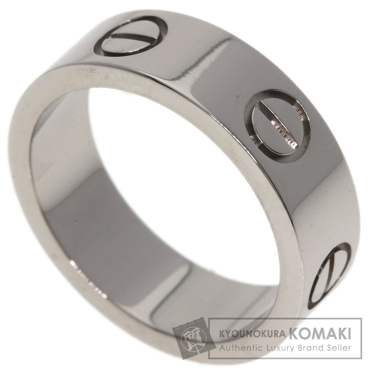 カルティエ ラブリング #49 リング・指輪 K18ホワイトゴールド レディース 【中古】【CARTIER】