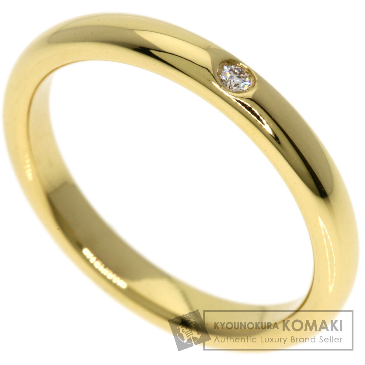 ティファニー ウェディング 1P ダイヤモンド リング・指輪 K18イエローゴールド レディース 【中古】【TIFFANY&Co.】 74,960円