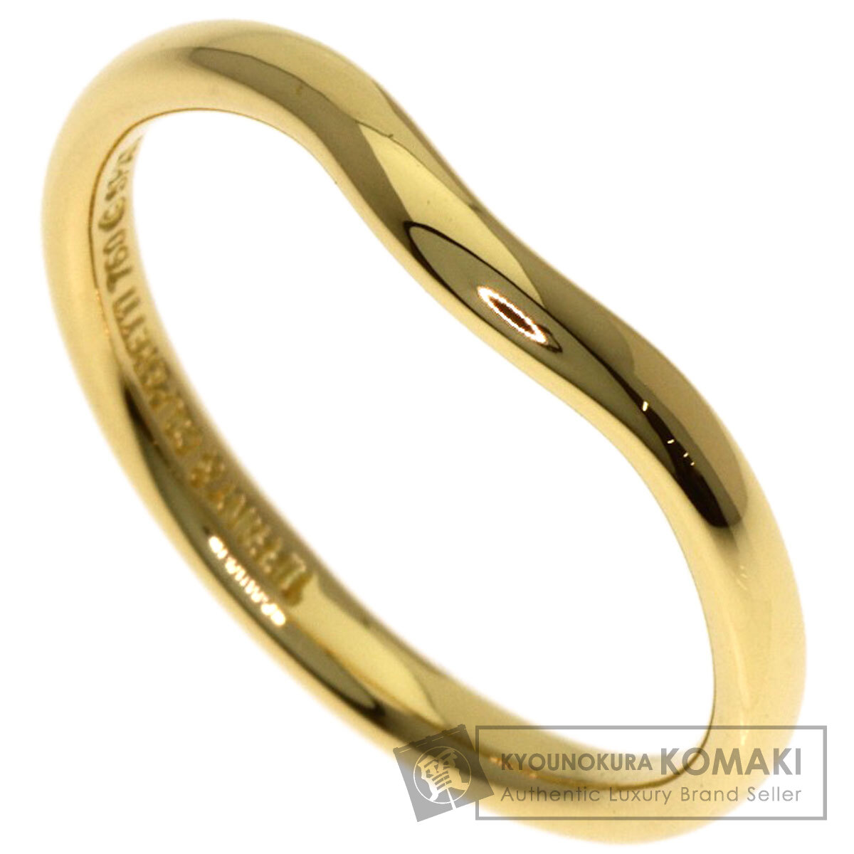 ティファニー カーブドバンド リング・指輪 K18イエローゴールド レディース 【中古】【TIFFANY&Co.】 48,372円
