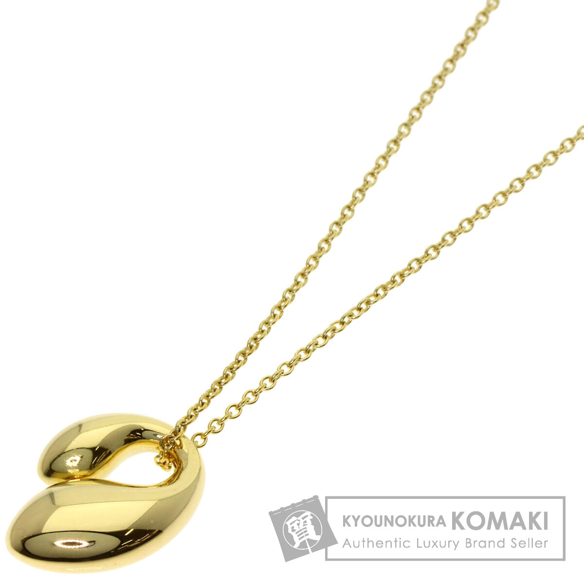ティファニー ダブル ティアドロップ ネックレス K18イエローゴールド レディース 【中古】【TIFFANY&Co.】 63,399円