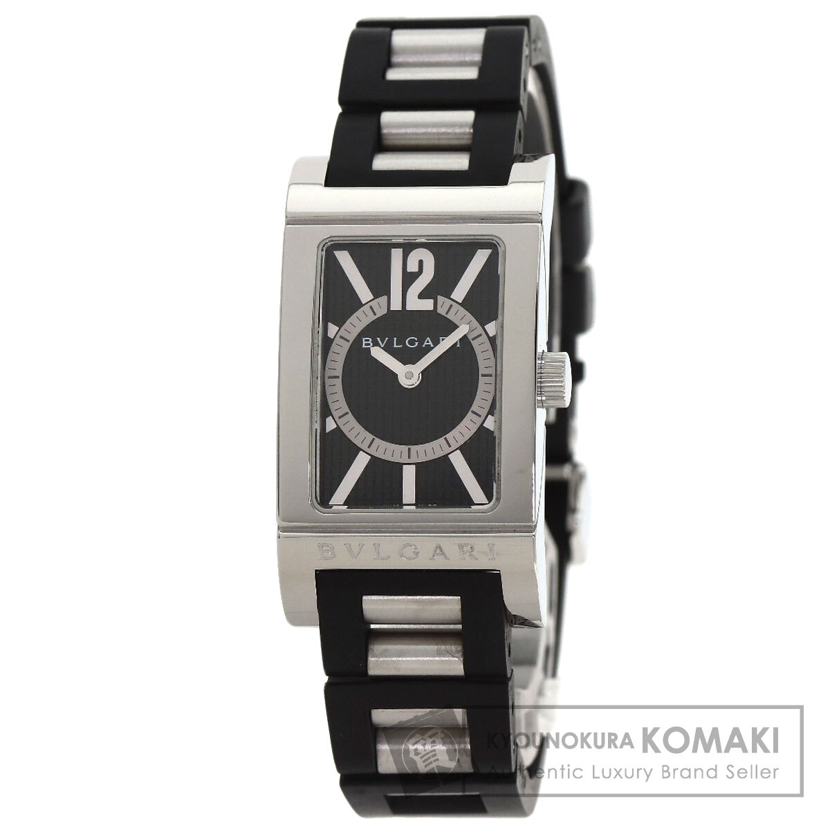 ブル小峡谷 RT39S レッタンゴロ ウォッチ ステンレス鋼スチール写真/思われ人 レディース 【中古】【BVLGARI】