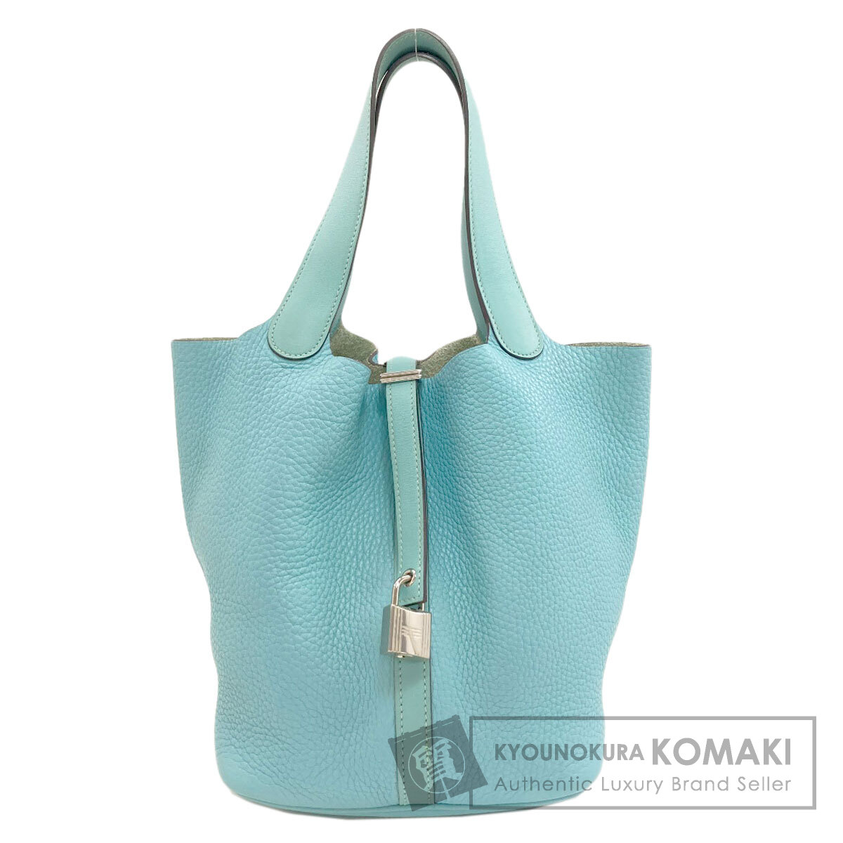 エルメス ピコタンロックタッチMM シルバー金具 ハンドバッグ トリヨンクレマンス レディース 【中古】【HERMES】