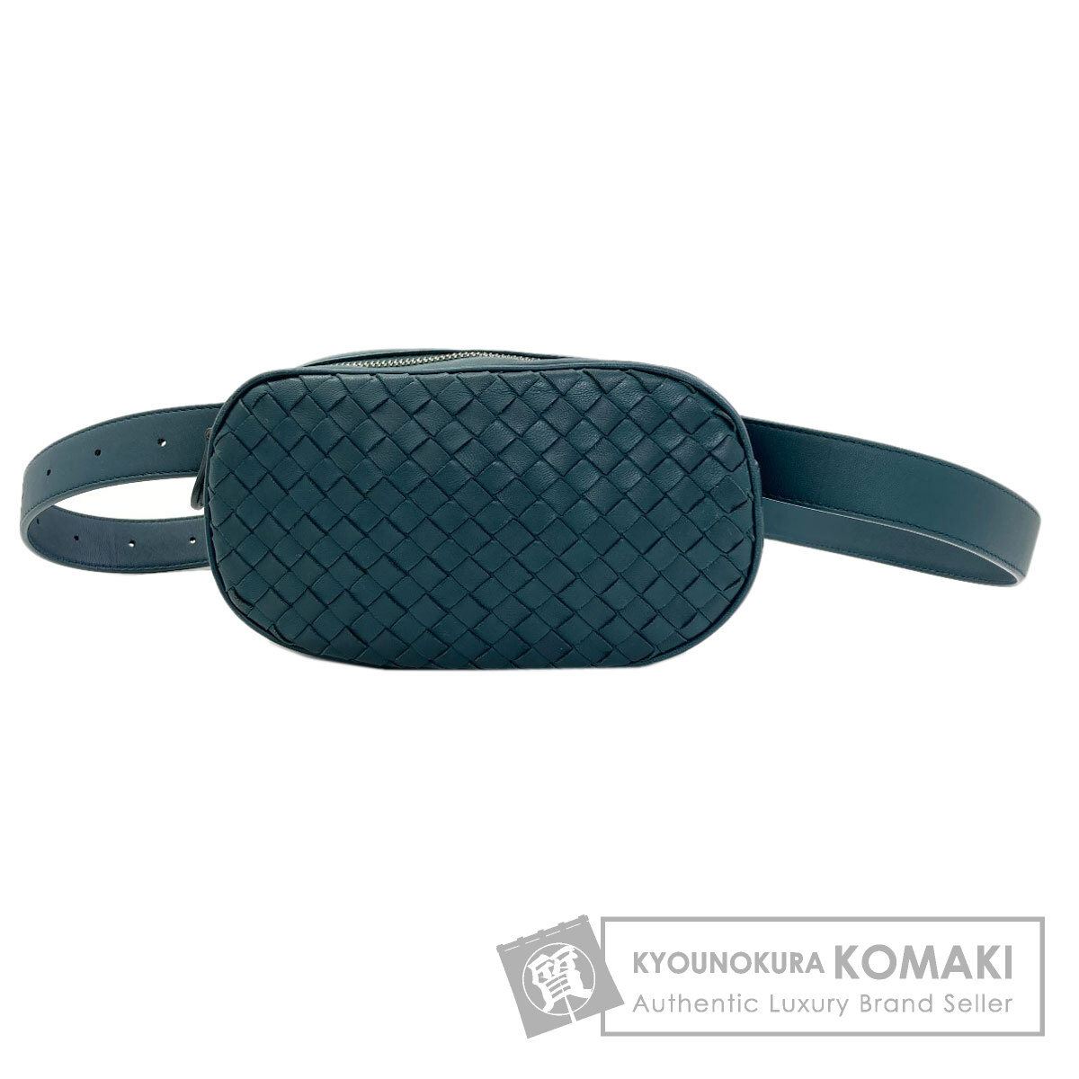 ボッテガヴェネタ イントレチャート ヒップバッグ・ウエストバッグ 子ウシ レディース 【中古】【BOTTEGA VENETA】