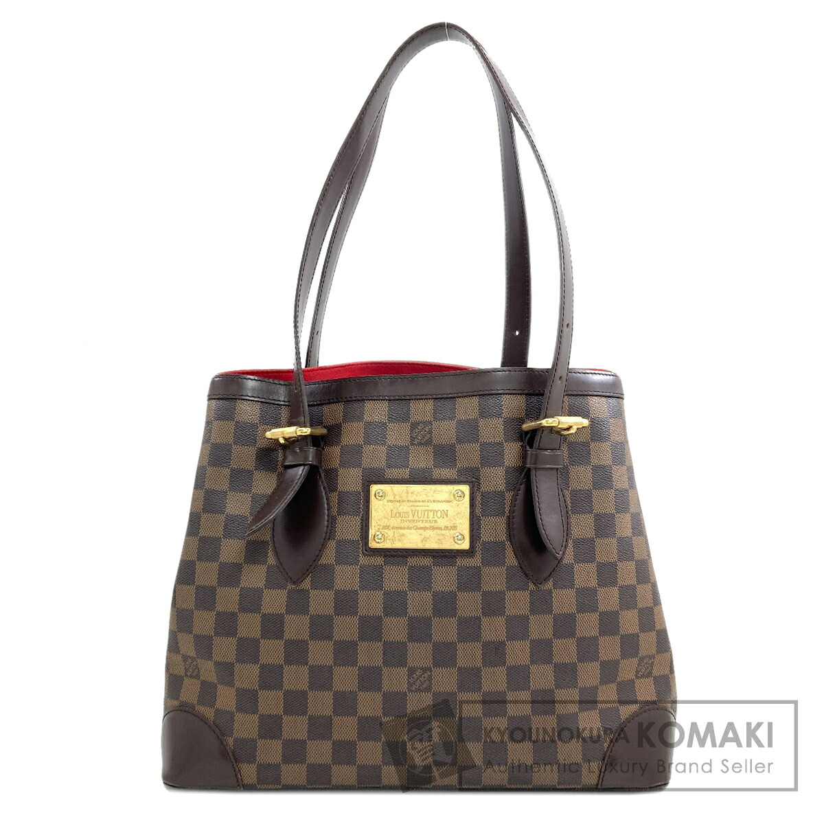 ルイヴィトン N51204 ハムステッドMM トートバッグ モノグラム帆布 レディース 【中古】【LOUIS VUITTON】
