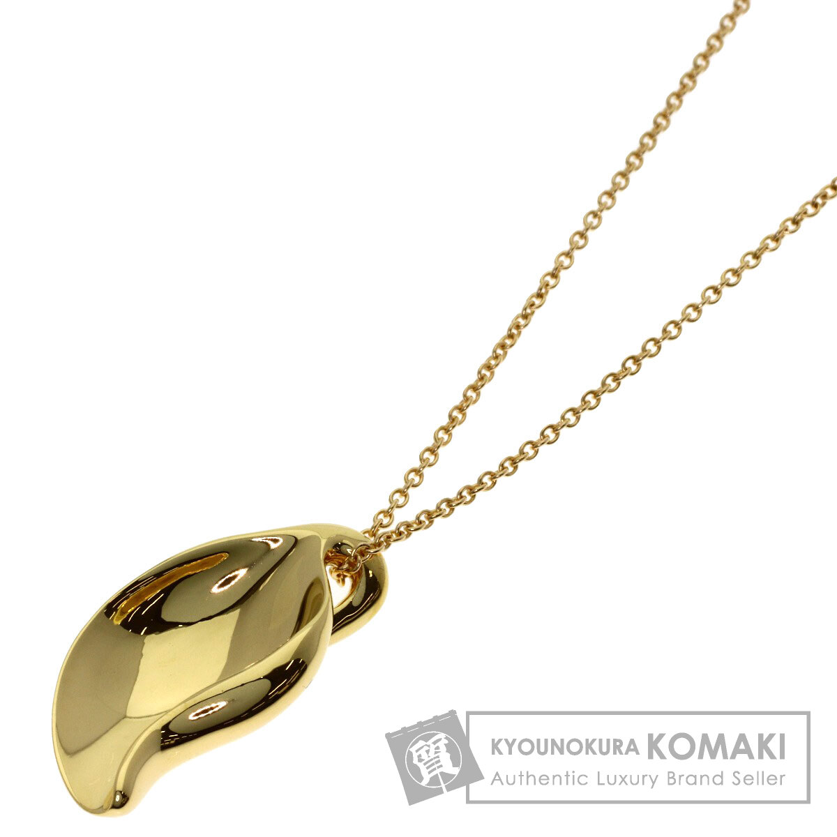 ティファニー リーフ ネックレス K18イエローゴールド レディース 【中古】【TIFFANY&Co.】