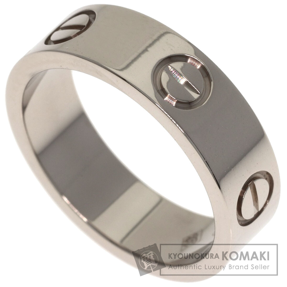 カルティエ ラブリング #52 リング・指輪 K18ホワイトゴールド レディース 【中古】【CARTIER】