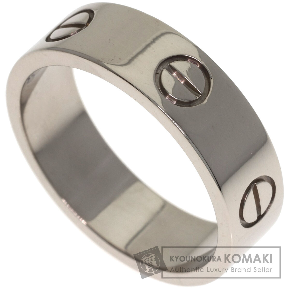 カルティエ ラブリング #58 リング・指輪 K18ホワイトゴールド レディース 【中古】【CARTIER】