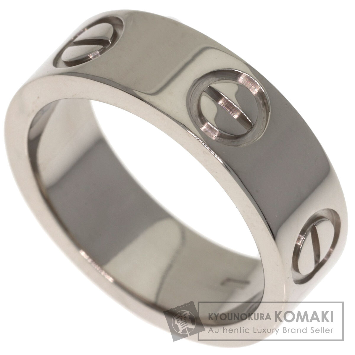 【サマーセール Specialcoupon対象商品 7/24～7/29 】カルティエ ラブリング #47 リング・指輪 K18ホワイトゴールド レディース 【中古】【CARTIER】｜ブランド京の蔵小牧【最安挑戦！】
