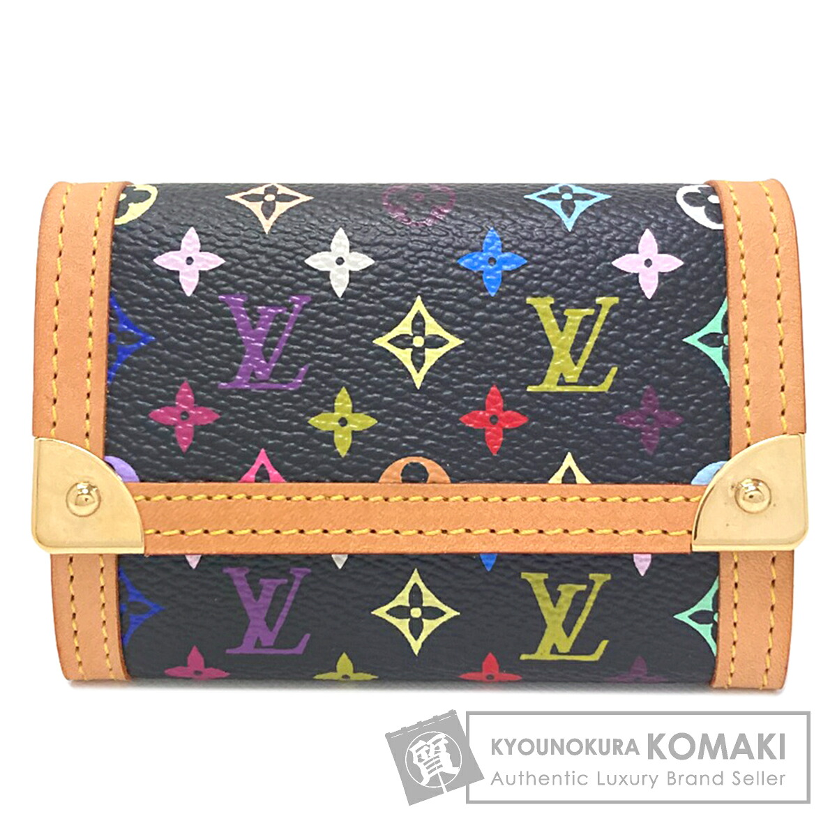 ルイヴィトン M92656 ポルトモネ・プラ コインケース モノグラムマルチカラーキャンバス レディース 【中古】【LOUIS VUITTON】