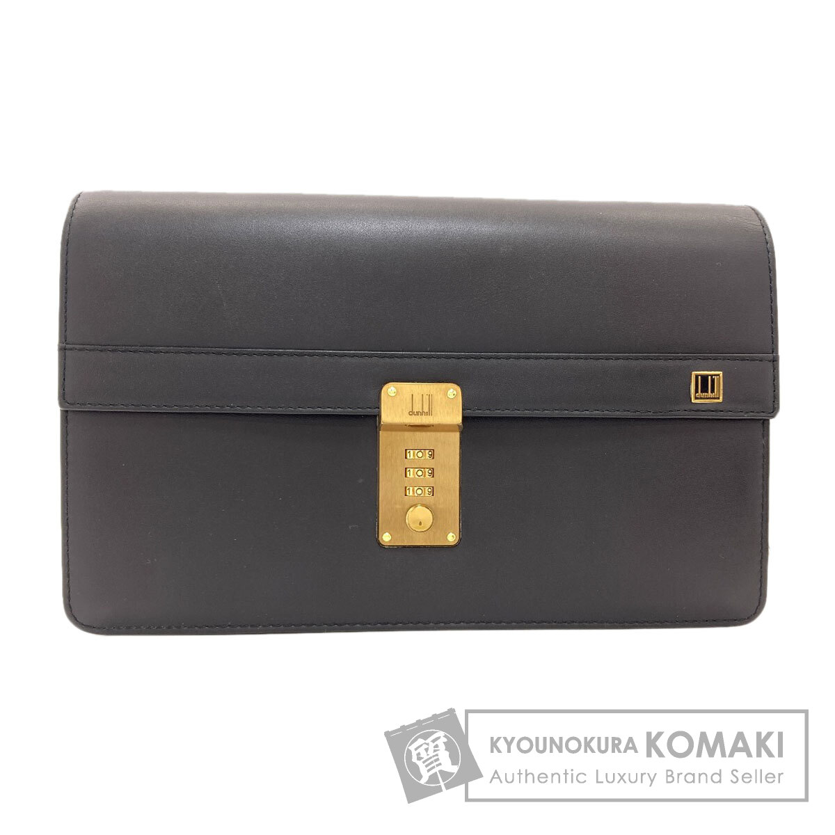 【サマーセール Specialcoupon対象商品 7/24～7/29 】ダンヒル ロゴ セカンドバッグ レザー メンズ 【中古】【Dunhill】｜ブランド京の蔵小牧【最安挑戦！】