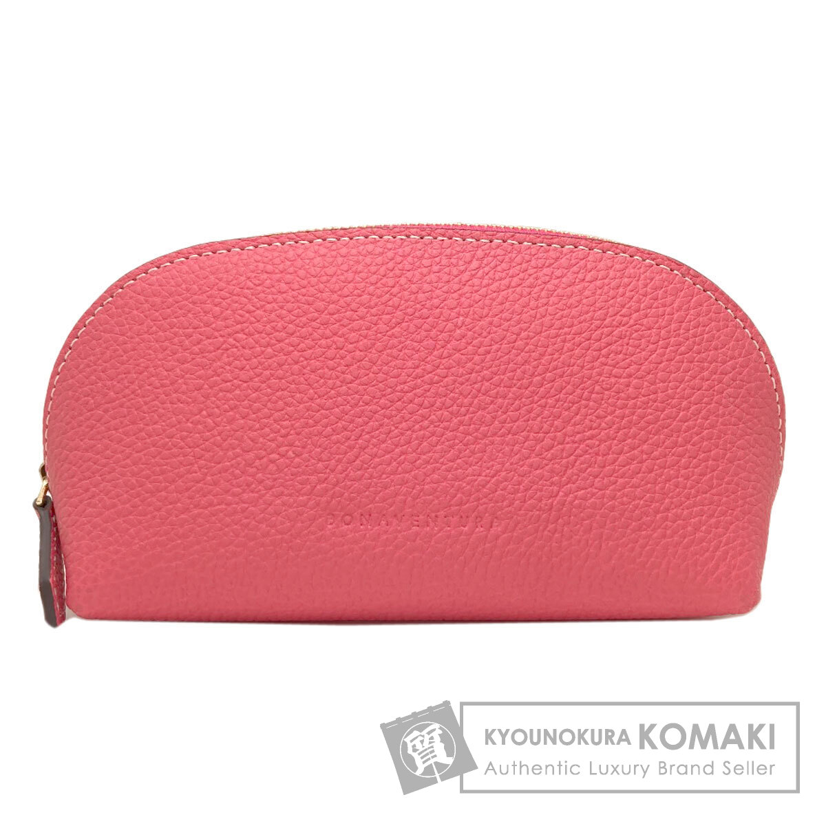 セレクトグッズ ボナベンチュラ 化粧ポーチ レザー レディース 【中古】【SELECT GOODS】
