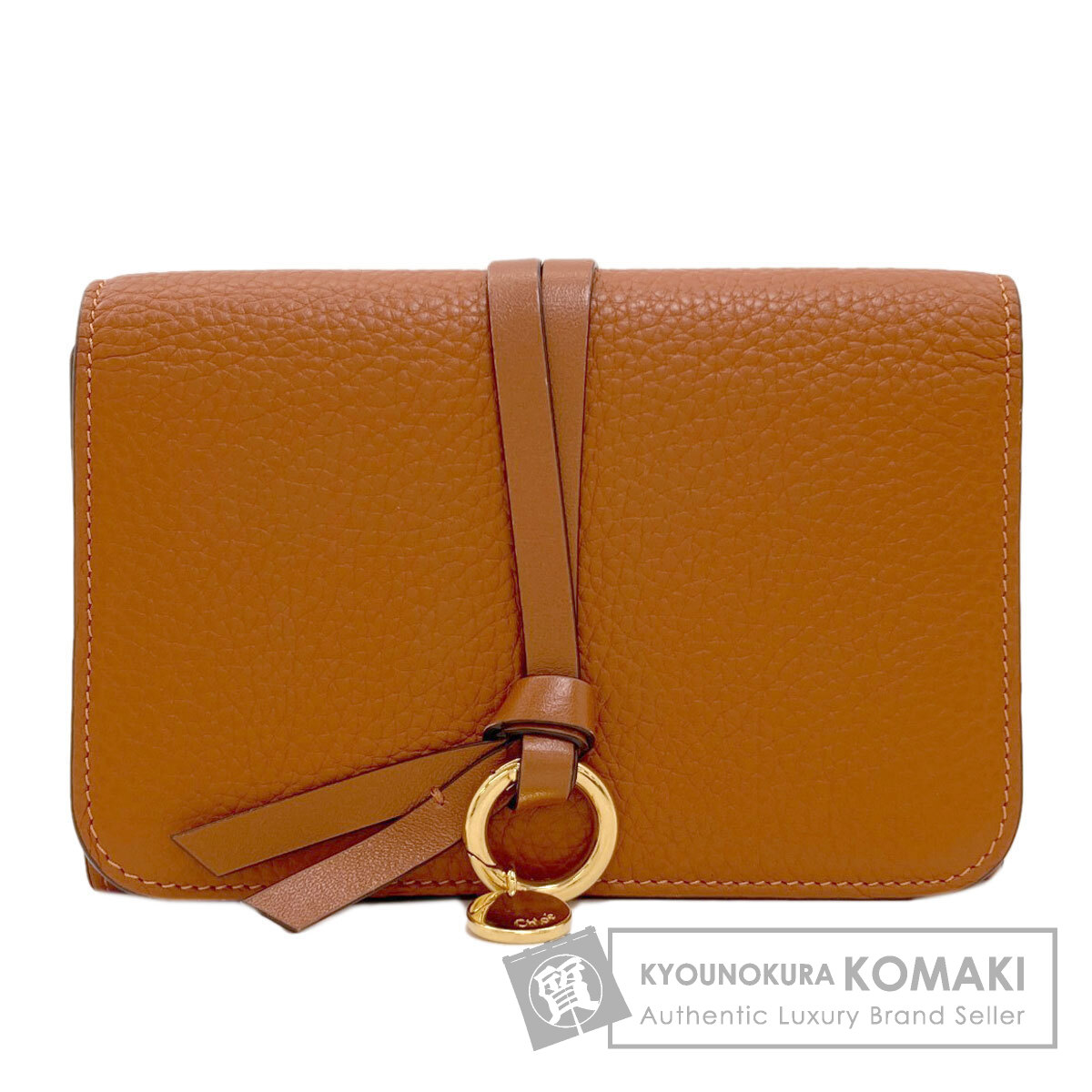 クロエ アルファベット 長財布（小銭入れあり） レザー レディース 【中古】【CHLOE】