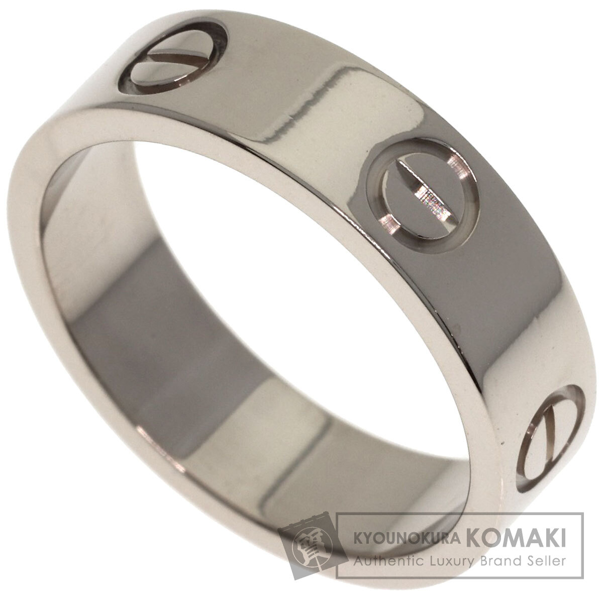 カルティエ ラブリング #55 リング・指輪 K18ホワイトゴールド レディース 【中古】【CARTIER】 120,120円