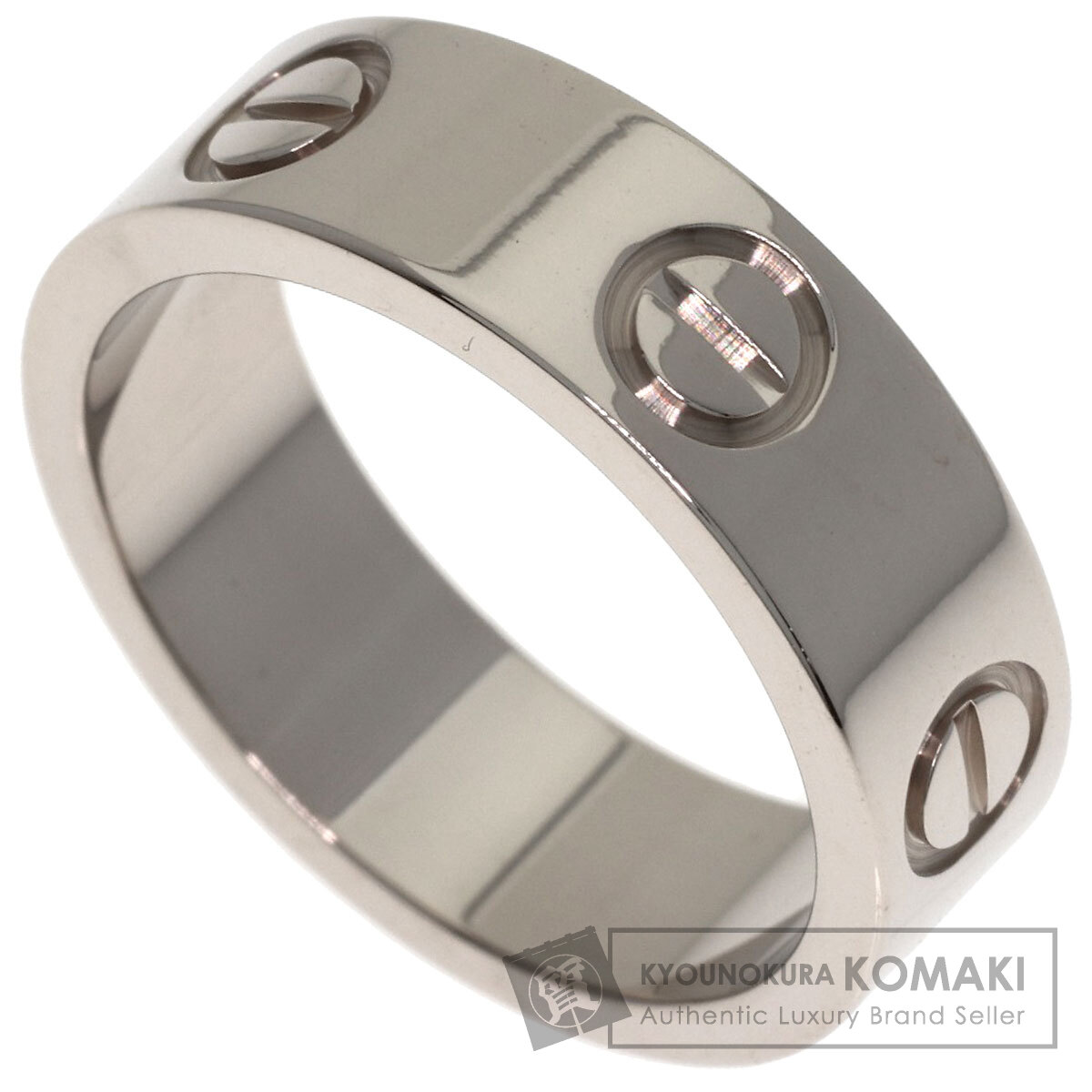 カルティエ ラブリング #49 リング・指輪 K18ホワイトゴールド レディース 【中古】【CARTIER】