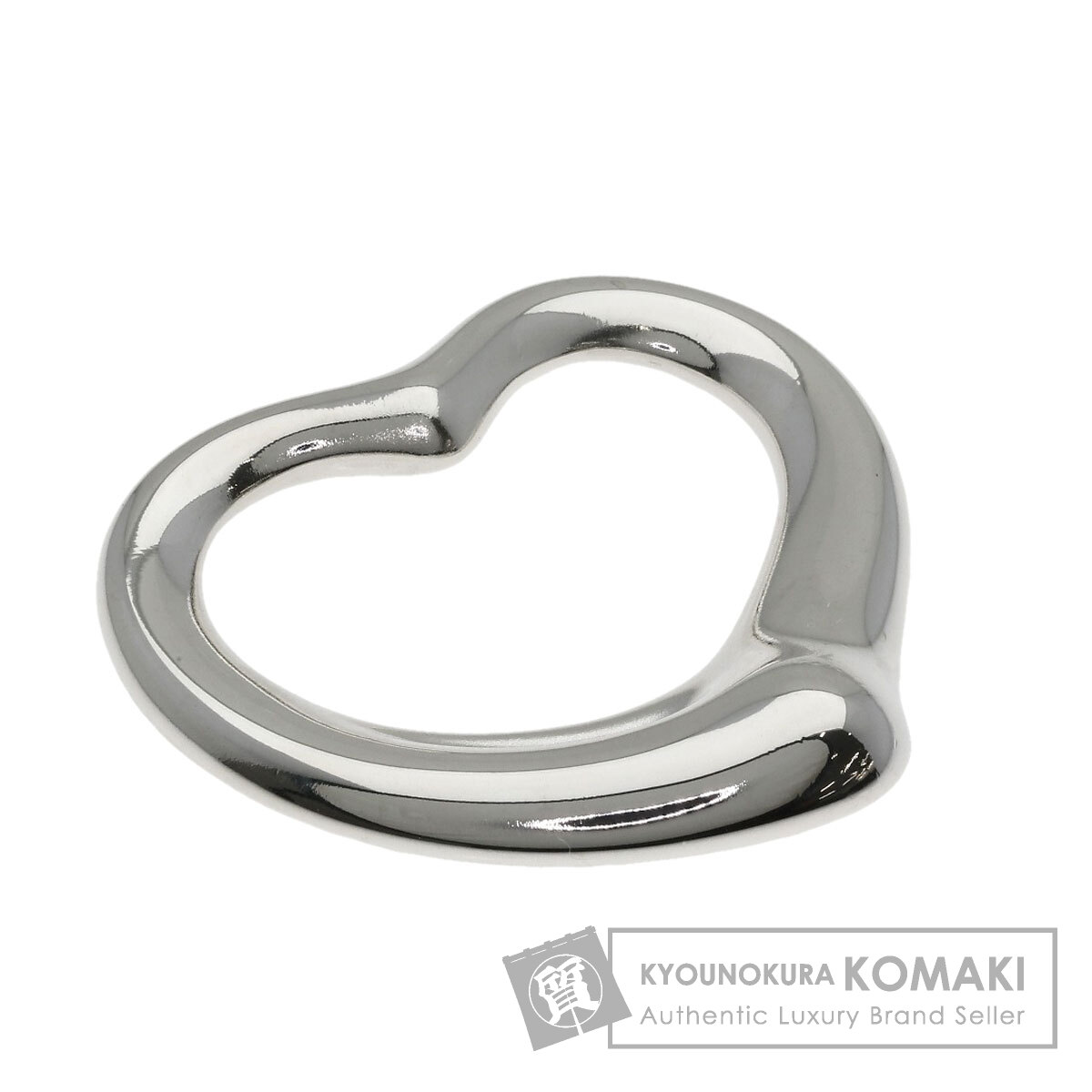 ティファニー オープンハート ミディアムTOP ペンダントトップ シルバー レディース 【中古】【TIFFANY&Co.】