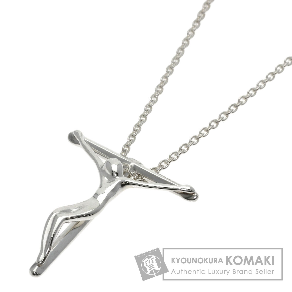 ティファニー ロザリオ クロス ネックレス シルバー レディース 【中古】【TIFFANY&Co.】