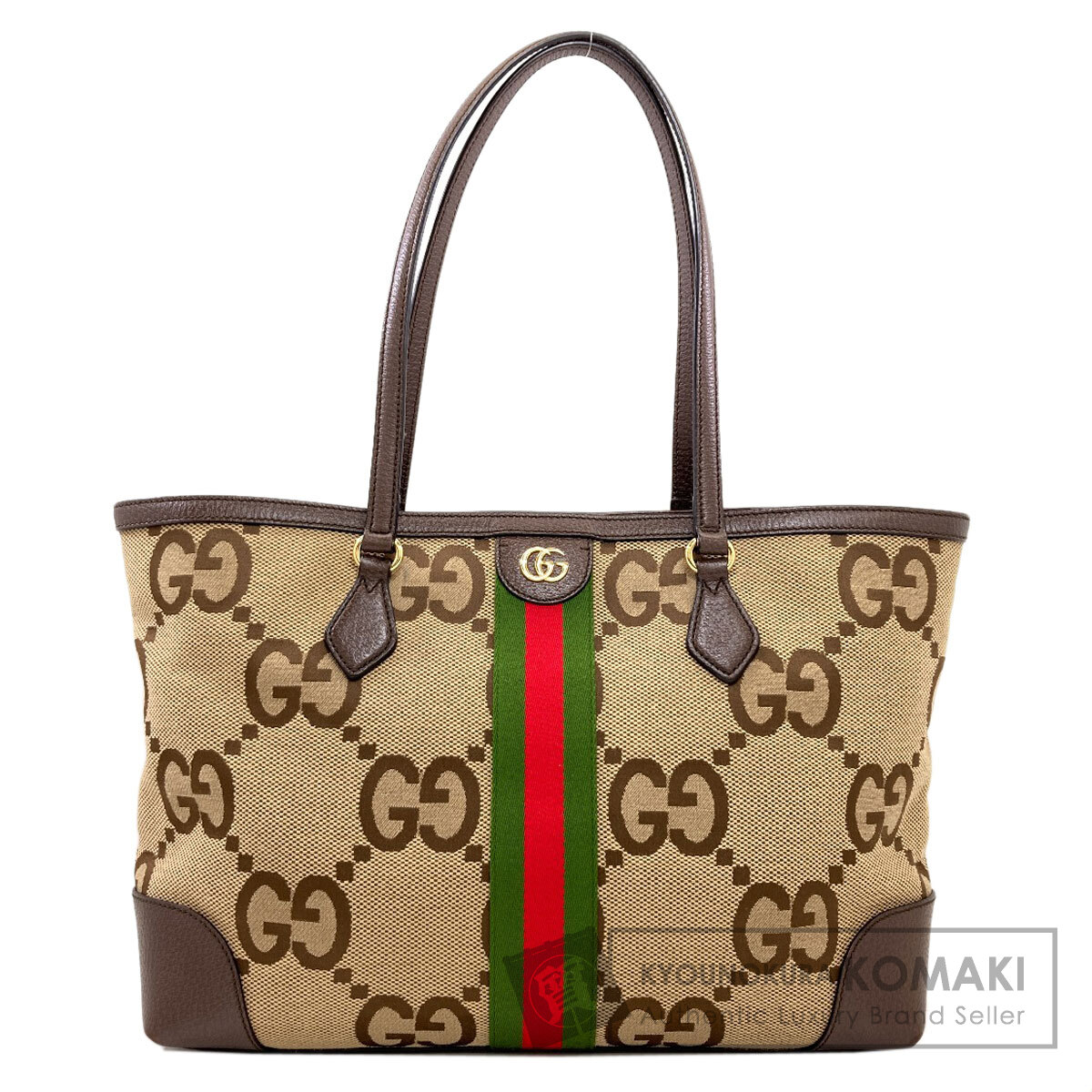 グッチ 631685 オフディア ラージ ジャンボGG トートバッグ キャンバス レディース 【中古】【GUCCI】