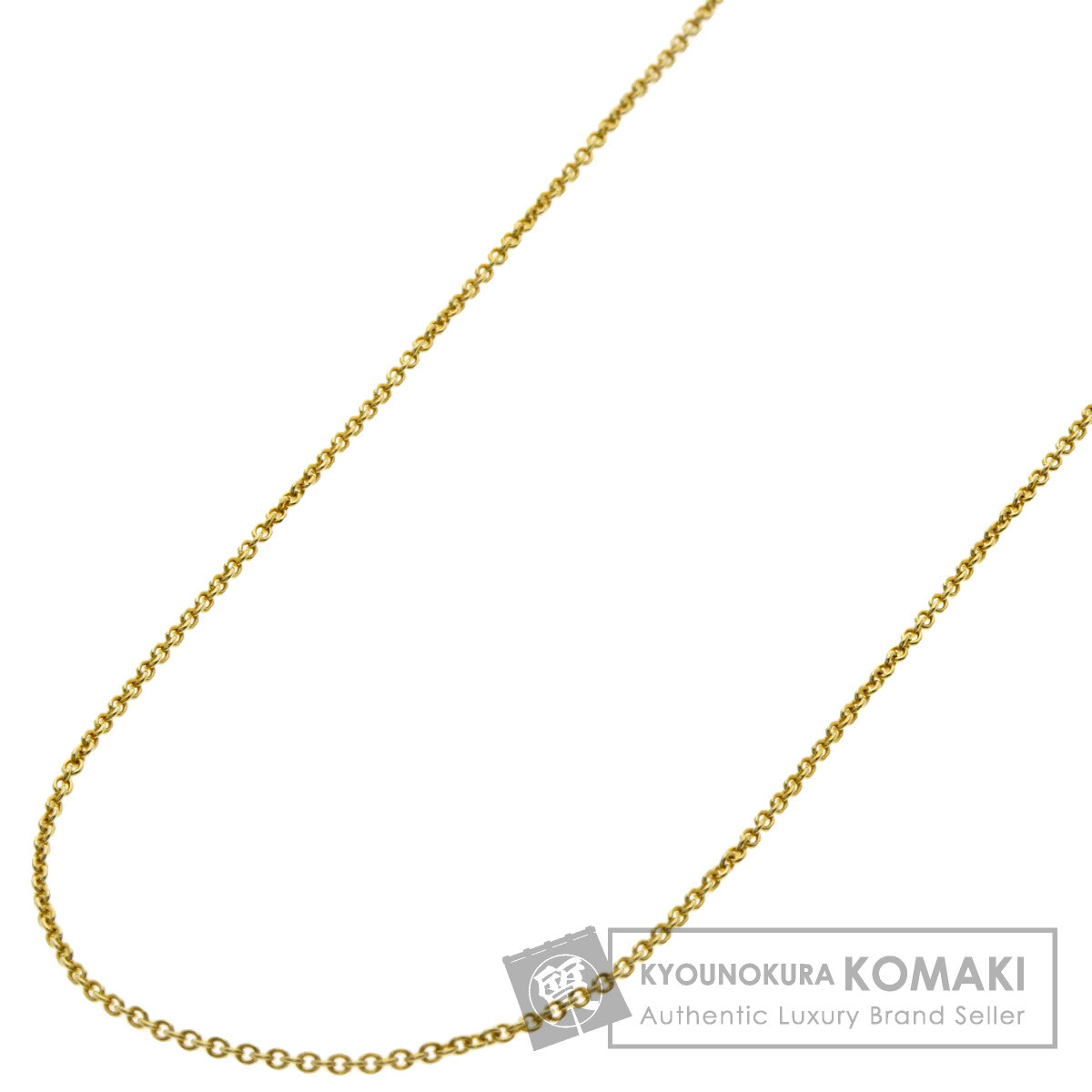 ティファニー チェーン 41cm ネックレス K18イエローゴールド レディース 【中古】【TIFFANY&Co.】