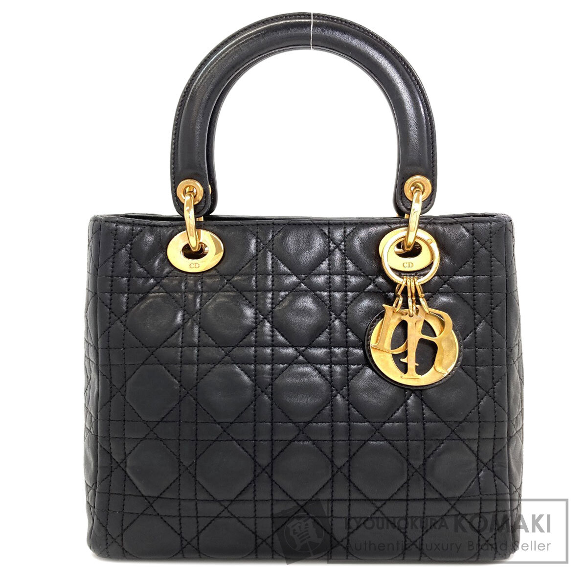 クリスチャンディオール レディディオール ハンドバッグ ラムスキン レディース 【中古】【CHRISTIAN DIOR】