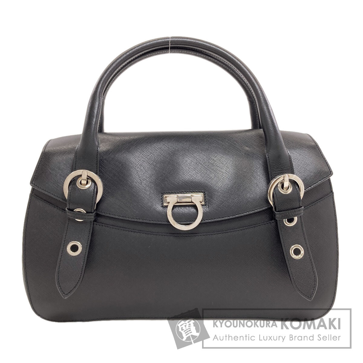 サルヴァトーレフェラガモ ガンチーニ金具 ハンドバッグ レザー レディース 【中古】【Salvatore Ferragamo】|ブランド京の蔵小牧【最安挑戦!】