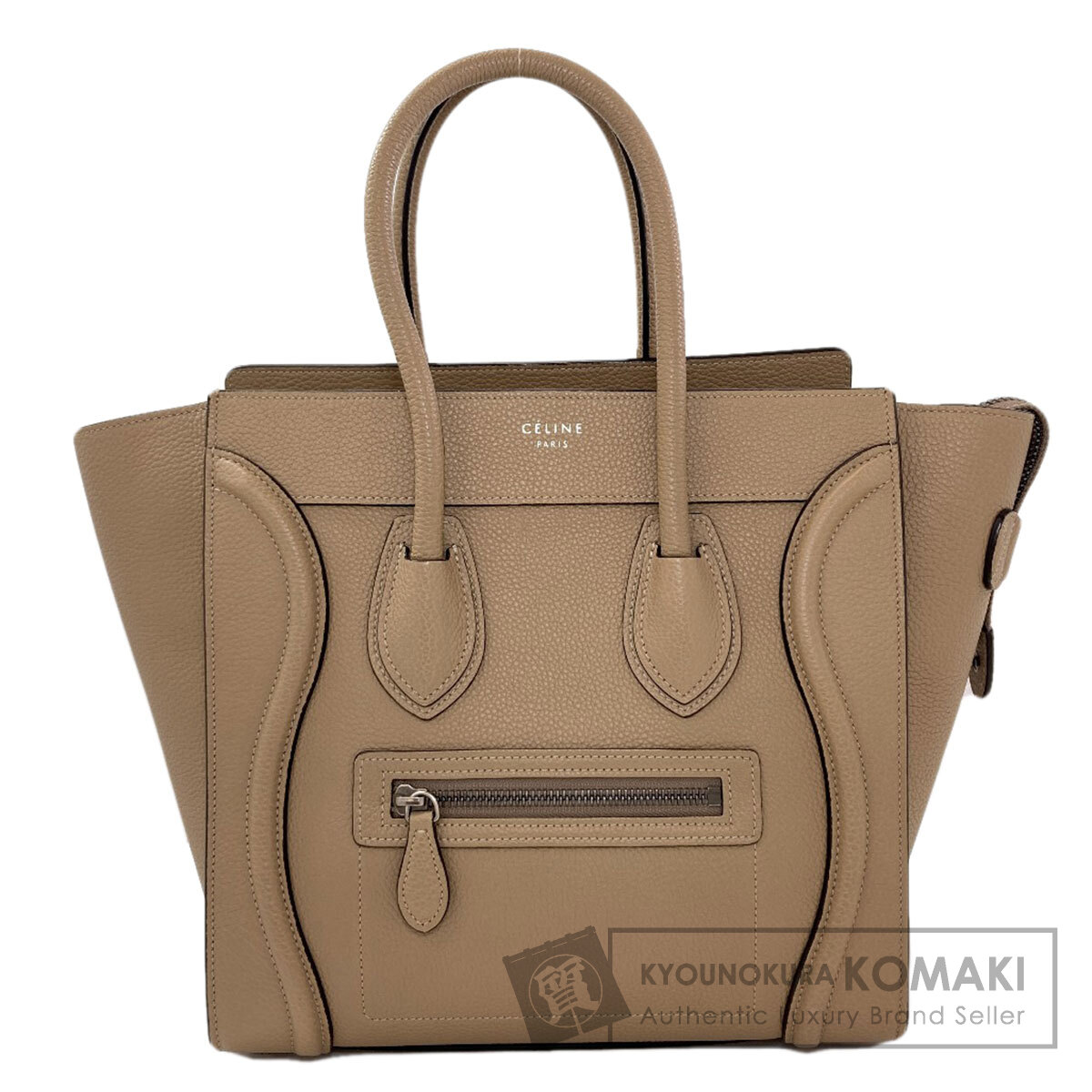 セリーヌ ラゲージマイクロ ハンドバック 子ウシ レディース 【中古】【CELINE】 ハンドバッグ-バッグ・小物・ブランド雑貨