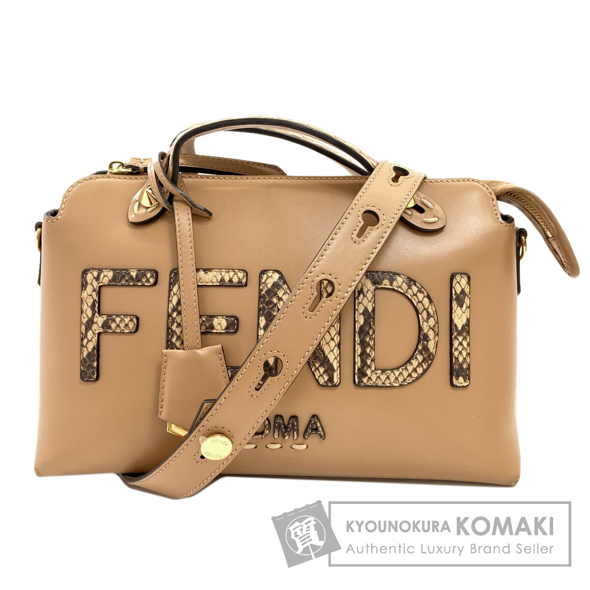 フェンディ バイザウェイ 2WAY ハンドバッグ パイソン/カーフ レディース 【中古】【FENDI】｜ブランド京の蔵小牧【最安挑戦！】