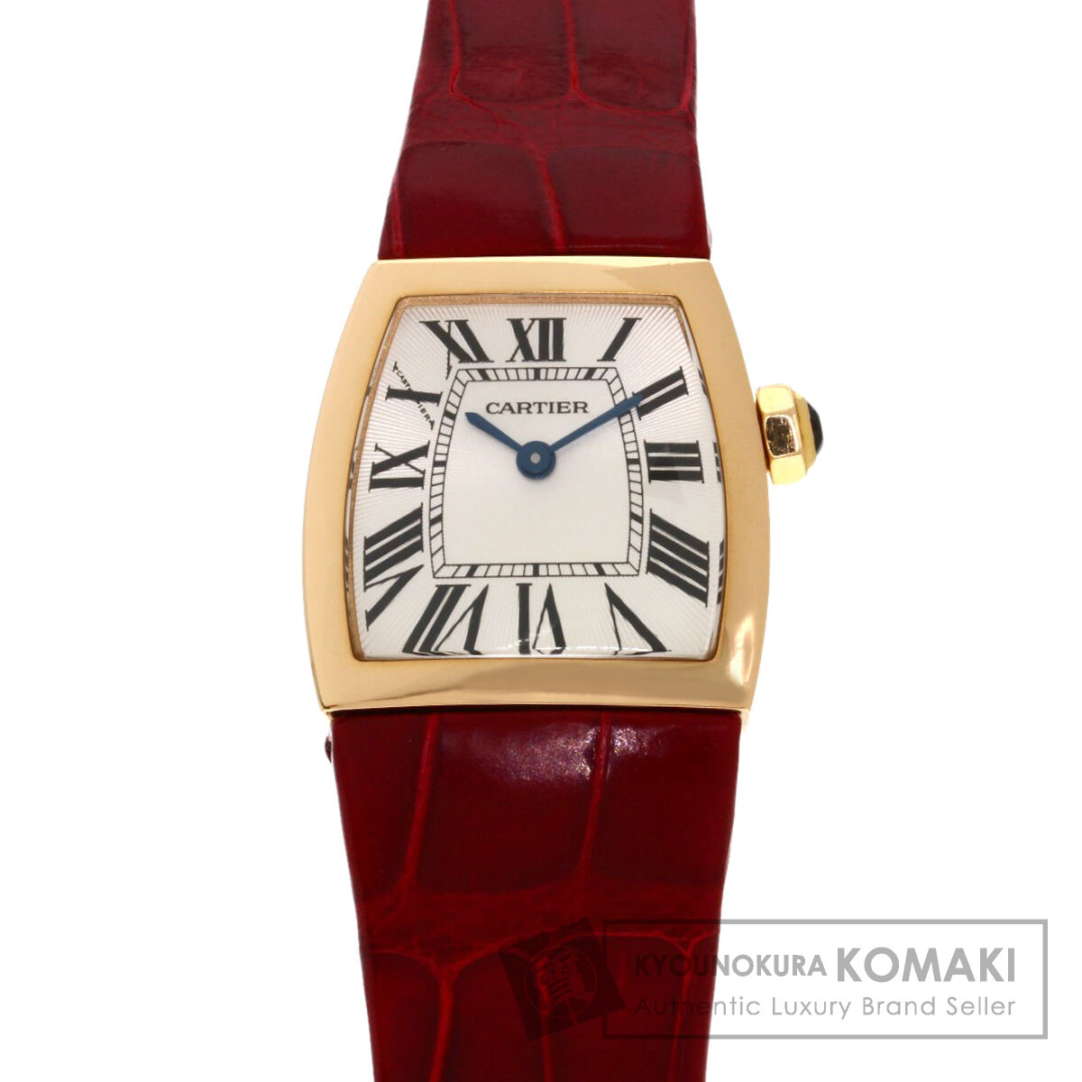 カルティエ W6400356 ラドーニャ SM 腕時計 K18ピンクゴールド/革 レディース 【中古】【CARTIER】｜ブランド京の蔵小牧【最安挑戦！】
