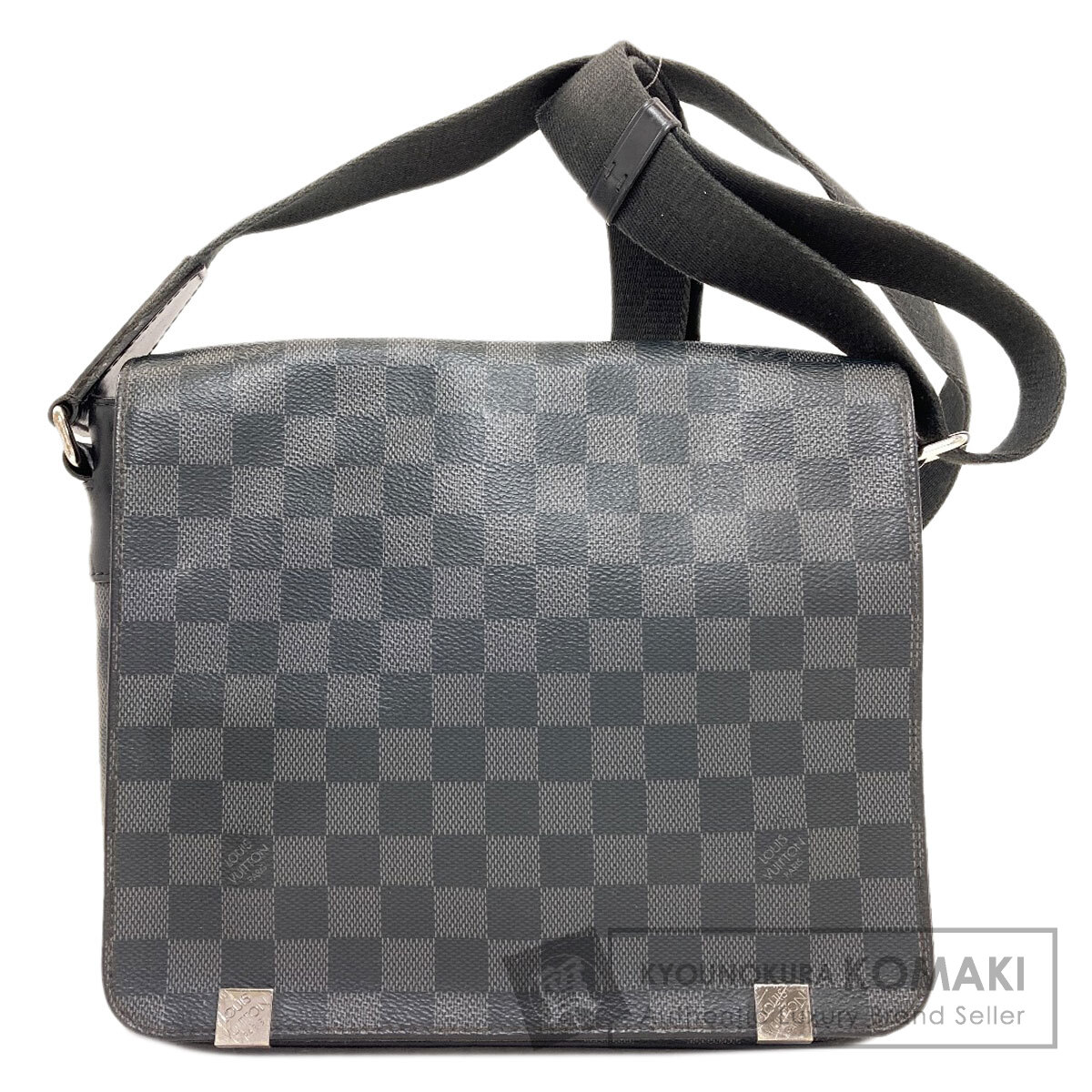 ルイヴィトン N41028 ディストリクトPM ショルダーバッグ ダミエキャンバス メンズ 【中古】【LOUIS VUITTON】
