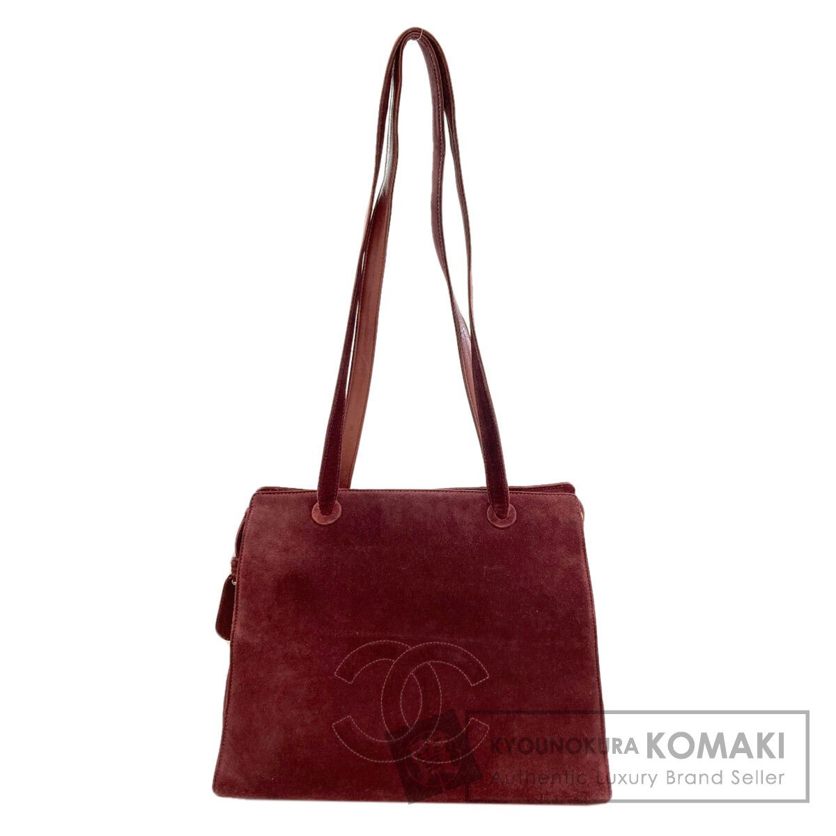 シャネル ココマーク ゴールド金具 トートバッグ スウェード レディース 【中古】【CHANEL】