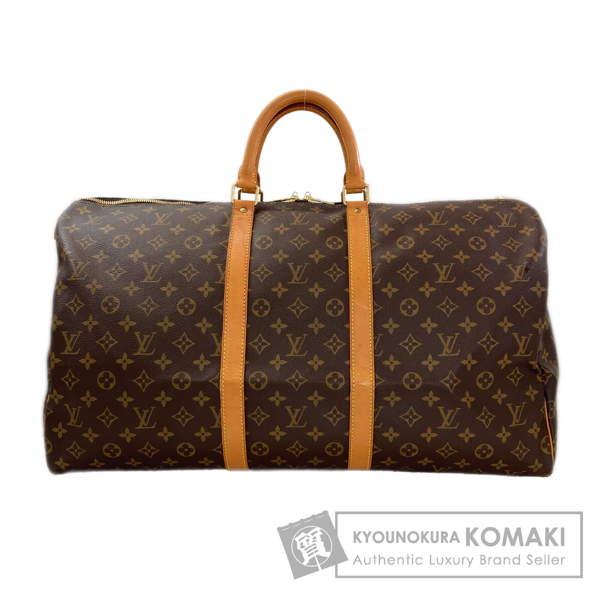 ルイヴィトン M41424? キーポル55 ボストンバッグ モノグラム帆布 レディース 【中古】【LOUIS VUITTON】