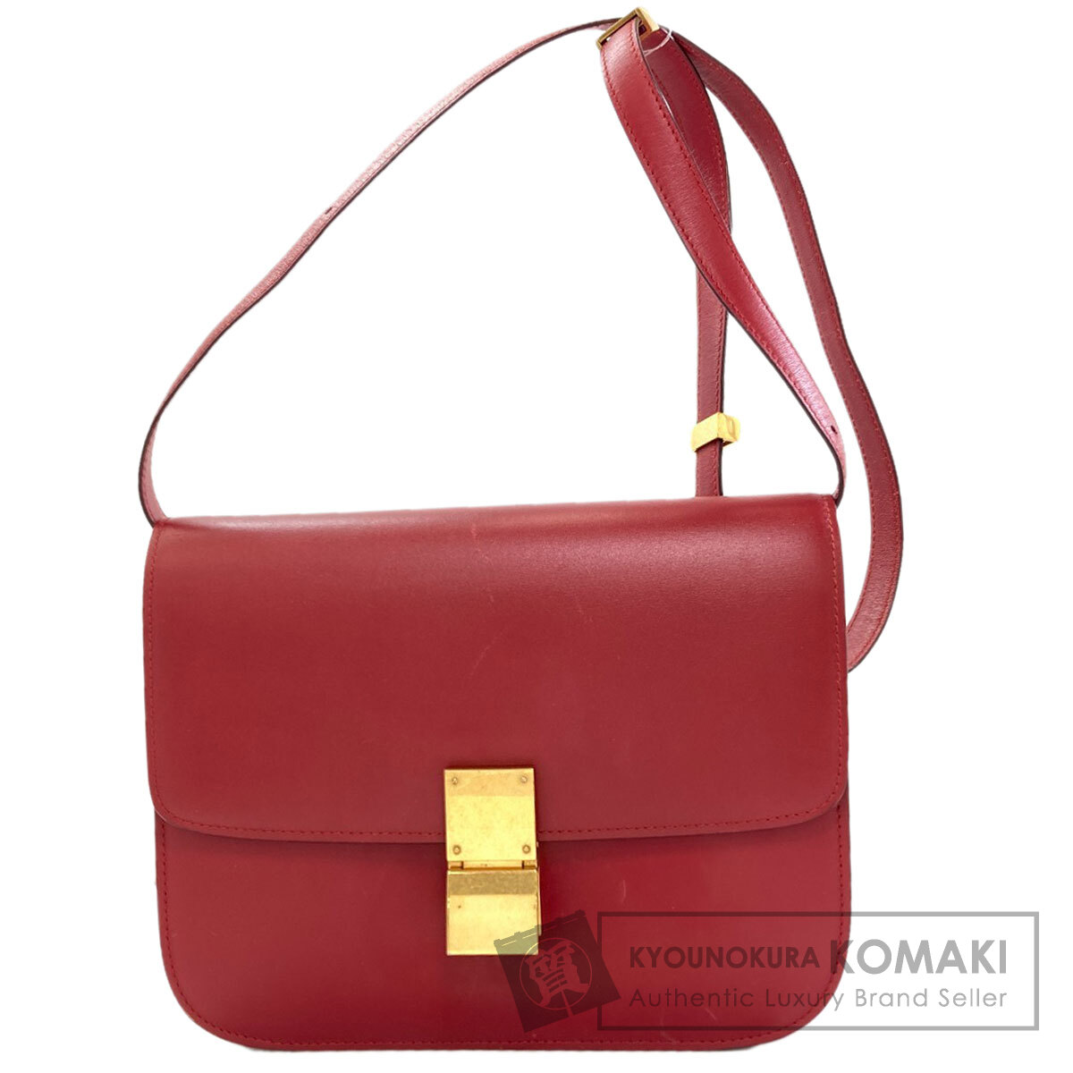 セリーヌ 古典派音楽ボックス席 ショルダーバッグ 子ウシ レディース 【中古】【CELINE】 バッグ・小物・ブランド雑貨-ショルダーバッグ・メッセンジャーバッグ