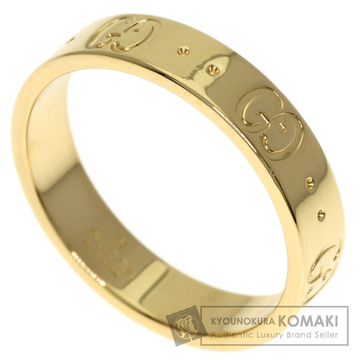 グッチ アイコン #12 リング・指輪 K18イエローゴールド レディース 【中古】【GUCCI】|ブランド京の蔵小牧【最安挑戦!】