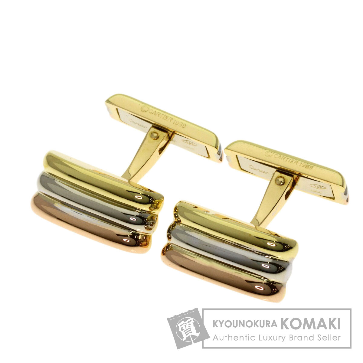 カルティエ トリニティ 折り返し K18黄色ゴールド/K18PG/K18WG メンズ 【中古】【CARTIER】