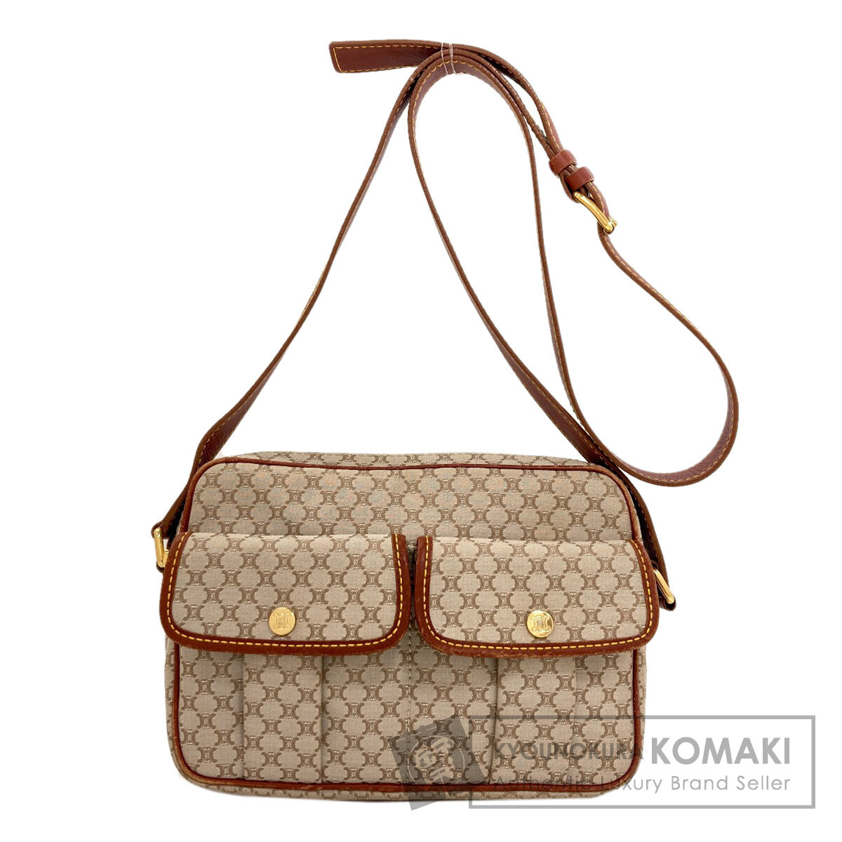 セリーヌ マカダム柄 ショルダーバッグ キャンバス レディース 【中古】【CELINE】|ブランド京の蔵小牧【最安挑戦!】