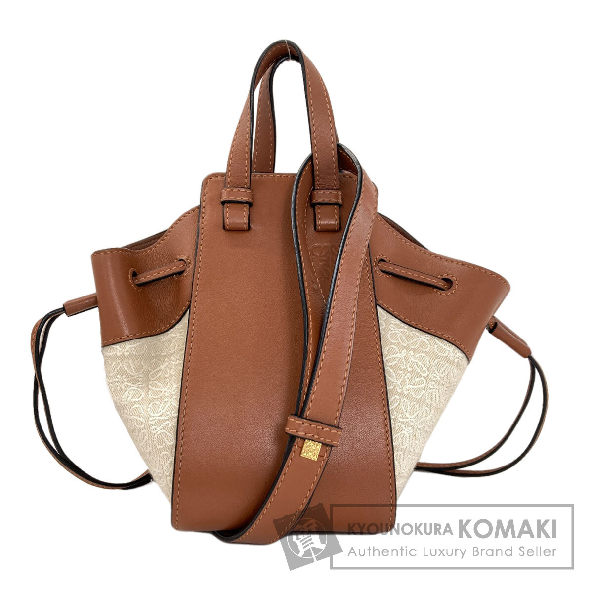 ロエベ ハンモック 2WAY ハンドバッグ キャンバス/カーフ レディース 【中古】【LOEWE】|ブランド京の蔵小牧【最安挑戦!】