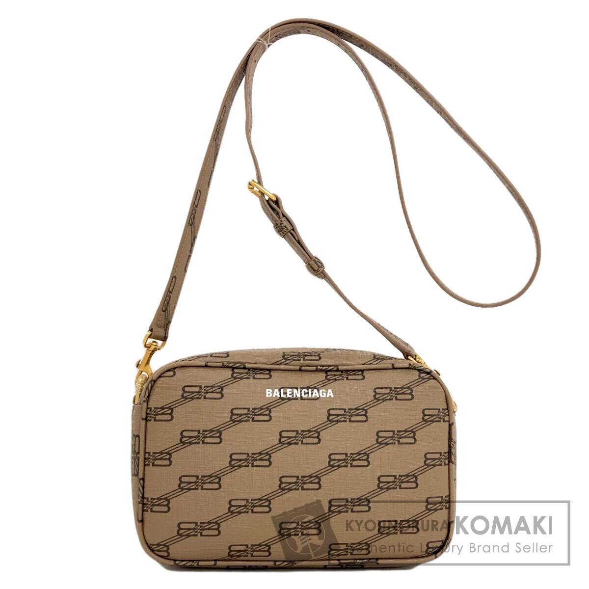 バレンシアガ 702701 BBモノグラム ショルダーバッグ PVC レディース 【中古】【BALENCIAGA】