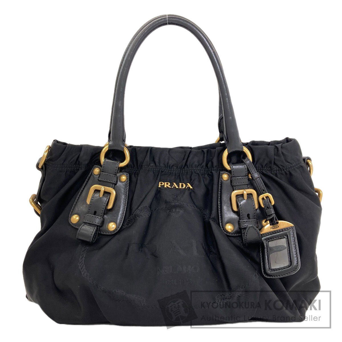 プラダ ロゴタイプ トートバッグ ナイロン原料品 レディース 【中古】【PRADA】