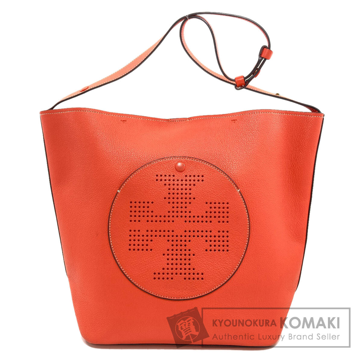 トリーバーチ ロゴタイプ ショルダーバッグ なめし革 レディース 【中古】【Tory Burch】