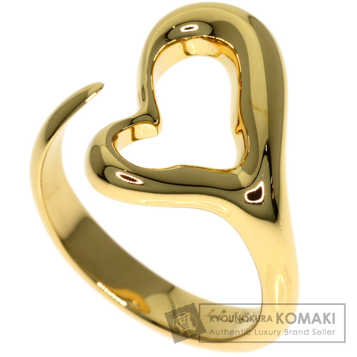 ティファニー オープンハート リング・指輪 K18イエローゴールド レディース 【中古】【TIFFANY&Co.】｜ブランド京の蔵小牧【最安挑戦！】
