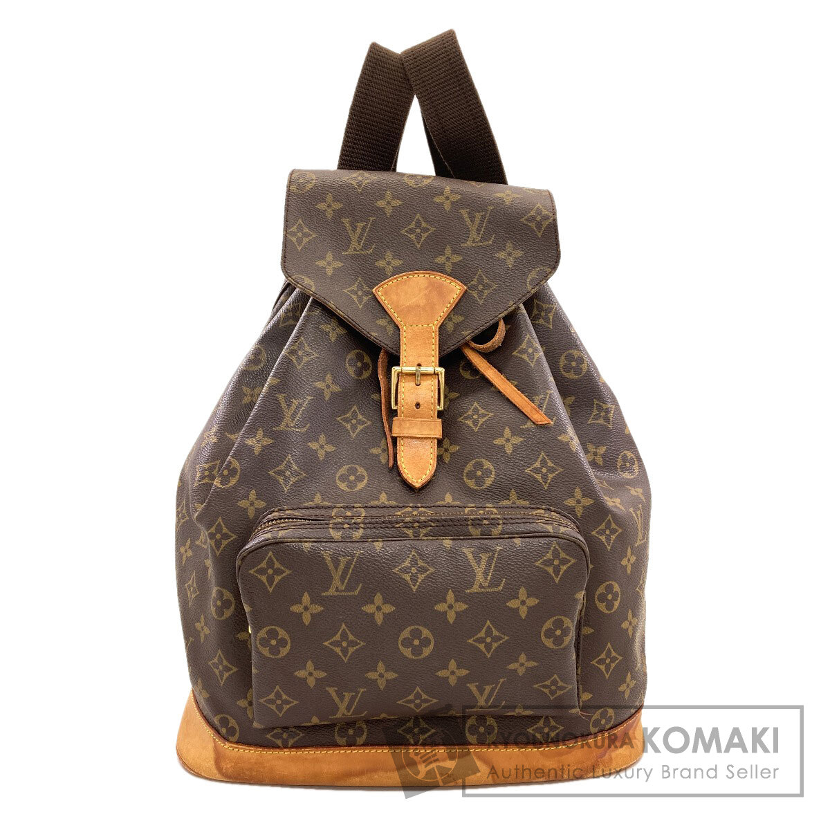 ルイヴィトン M51135 モン掏摸GM 背嚢・デイパック モノグラム帆布 レディース 【中古】【LOUIS VUITTON】