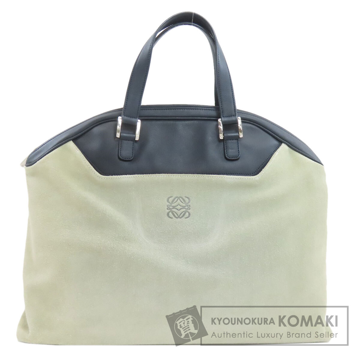 ロエベ アナ瓦 トートバッグ スウェード/なめし革 レディース 【中古】【LOEWE】
